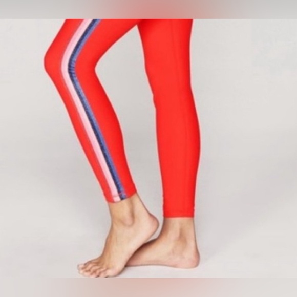 Spiritual Gangster Red Rainbow Stripe High Waist Size Small - Picture 7 of 7